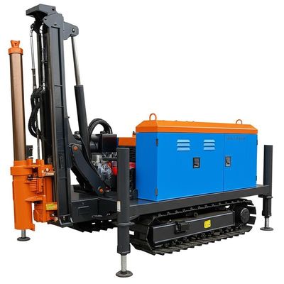 150 Meters Depth Pneumatic Drilling Rig with 7500Nm Rotation Torque and 12-Month Warranty for Water Borewell Drilling