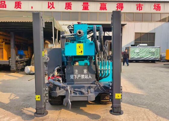 Water Borehole Pneumatic Earth Drilling Equipment 260 Meters With Large Torque