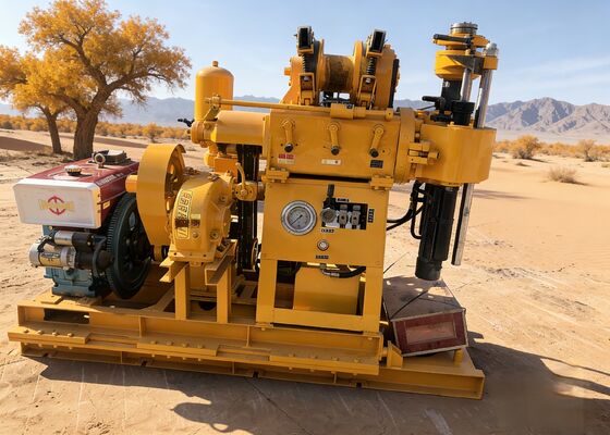 GK200/XY-200 Mobile Water Well Drilling Rigs Easy Operate