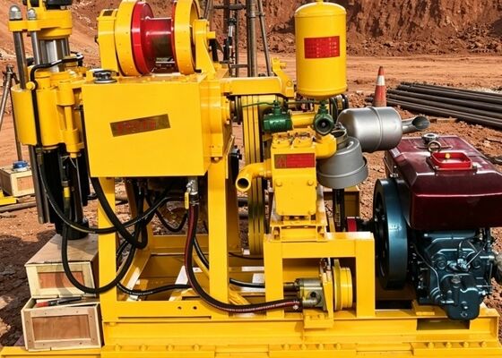 200  Meters Depth Drilling Machinery With 300mm borehole Diamter For All Layers