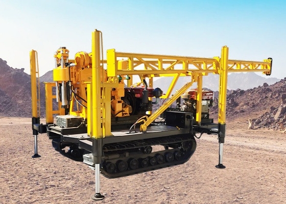 XY-100 آلة الحفر الهيدروليكية لاستكشاف الآبار المائية للاستخدام النهائي للأسرة