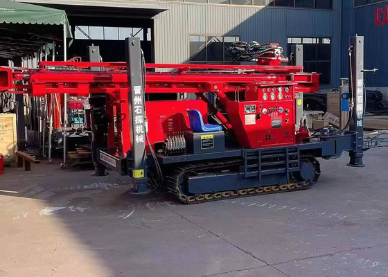 جهاز حفر آبار المياه يعمل بالديزل 180 مترًا ، جهاز حفر آبار المياه العميقة الصناعية ، تفجير الحجر الصخري