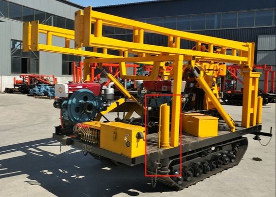 مثبتة على عجلات الاستكشاف Gk 200 جهاز حفر مثبت على الزاحف متين وقوي