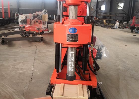 XY-1A 150 متر محرك حفر الجهاز البرميل للعمل في التعدين الجيولوجي محرك حفر