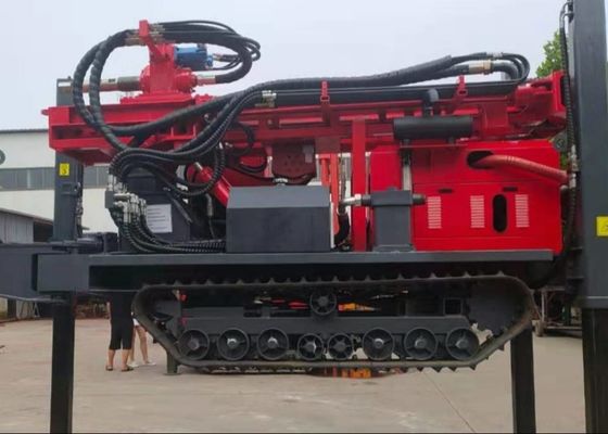 ST 200 جهاز حفر مزود بالزحام مع قضبان حفر 76 مم للحفر في المناطق الصخرية