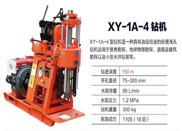 من السهل عملية الحفر الأساسية تلاعب XY-1A ديزل نوع السلطة مع 90 درجة - 75 درجة زاوية الحفر