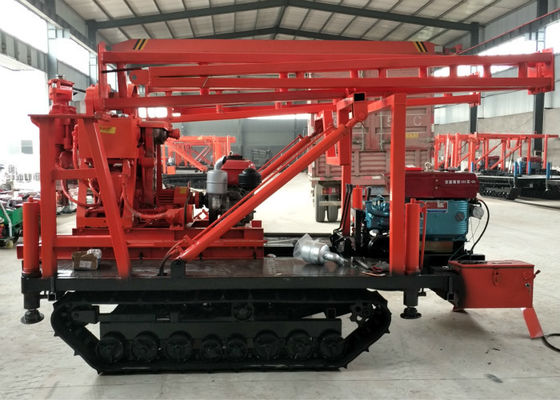 جهاز حفر هيدروليكي مجنزرة XY-200 لفتحات بئر شي تان بشهادة CE