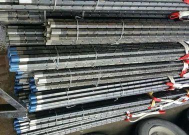 سبائك الصلب روك قضبان الحفر R25 / R32 / T38 / T45 / T51 مع طول التخصيص