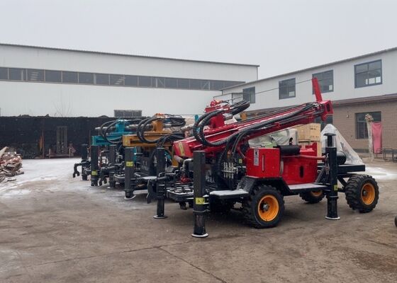 حفر الماء تحت الأرض حفر الصخور 200 متر عمق التطبيقات الصناعية