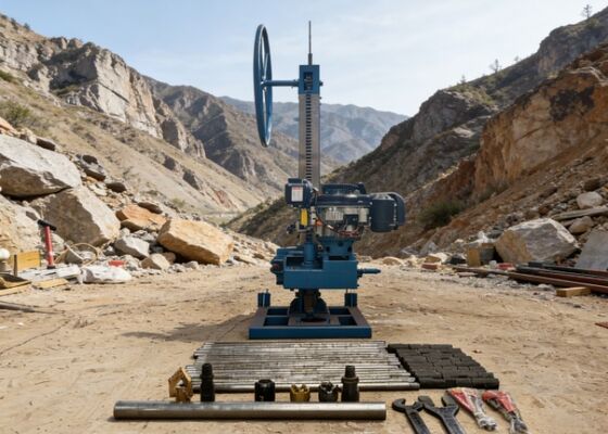 20 متر الهندسة آلة حفر التربة المحمولة جمع العينات