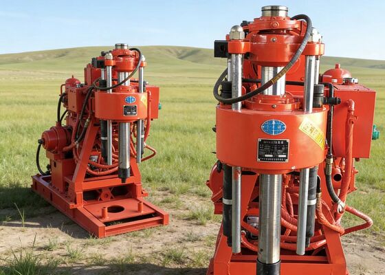 200M حفرة عميقة محمولة متقدمة مع الديزل / الطاقة الكهربائية