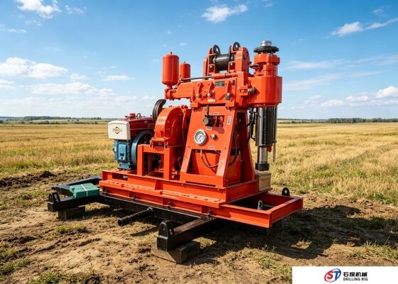 المناطق الجيولوجية الصعبة XY-1A حفر حفر محرك الديزل