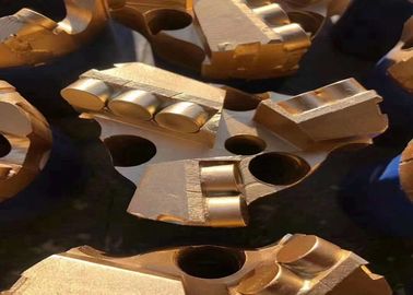78MM PDC مقعر ثلاثة شفرة الجناح سحب السحب لحفر الآبار الحرارية الأرضية