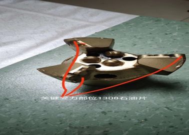 94mm Pdc Convave Carbide Rock Drag Bit حفر ثلاثة أجنحة