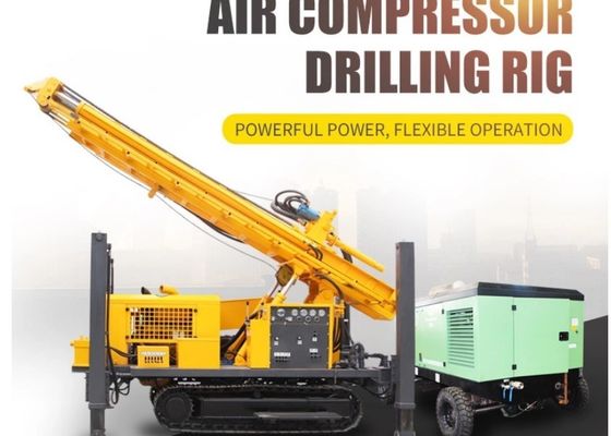 آلة حفر مجنزر هيدروليكي 3.5Mpa تعمل بالهواء المضغوط