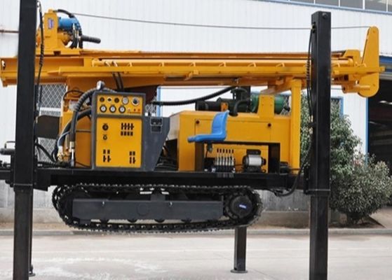 جهاز حفر آبار المياه الجوفية العميقة بمحرك ديزل 350 متر آلة حفر هوائية كبيرة