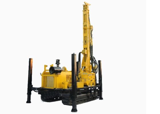 معدات حفر الآبار المثبتة على الزاحف بعمق 55kw 300m
