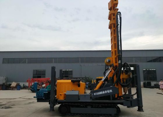 ST 350 كبيرة حفر آبار المياه المثبتة على الزاحف مع محرك Yuchai قوة حصان كبير