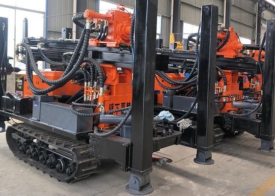 200 متر أعماق OEM الروتاري الزاحف المثبتة على جهاز الحفر