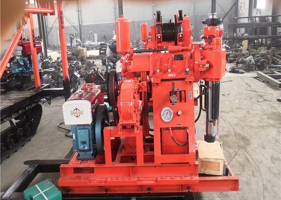 محرك حفر جيولوجي عالي السرعة XY -1 100 متر مع طاقة محرك الديزل 18 حصان