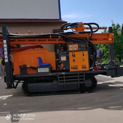 جهاز حفر مجنزر هيدروليكي عالي السرعة بعمق 350 متر للأعمال