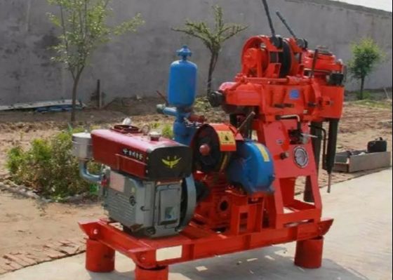 200m هندسة Spt جهاز الحفر المحمول لبئر المياه