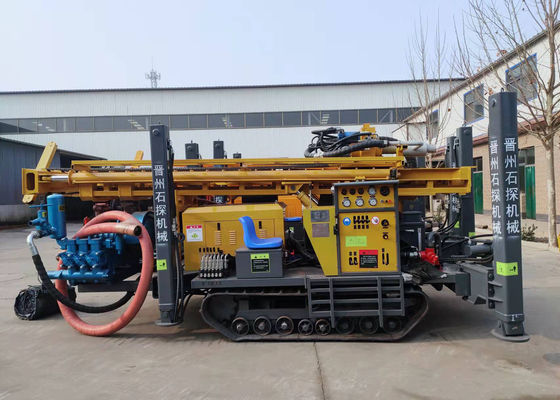 St350 حفر 350m هوائيّ يحفر بئر ماء زحّاف كبير فولاذيّ