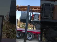 1000 متر الزحام الهيدروليكي حفر البئر المائي محرك الديزل 6 أسطوانات