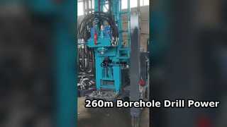 جهاز حفر بئر الماء بطول 260 مترًا وعزم دوران عالٍ
